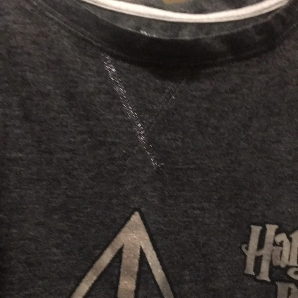 Harry Potter The Deathly Hallows graphic long Tee dress short sleeve XL 14-16